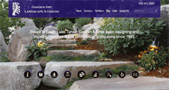 Desktop Screenshot of gardenarttahoe.com